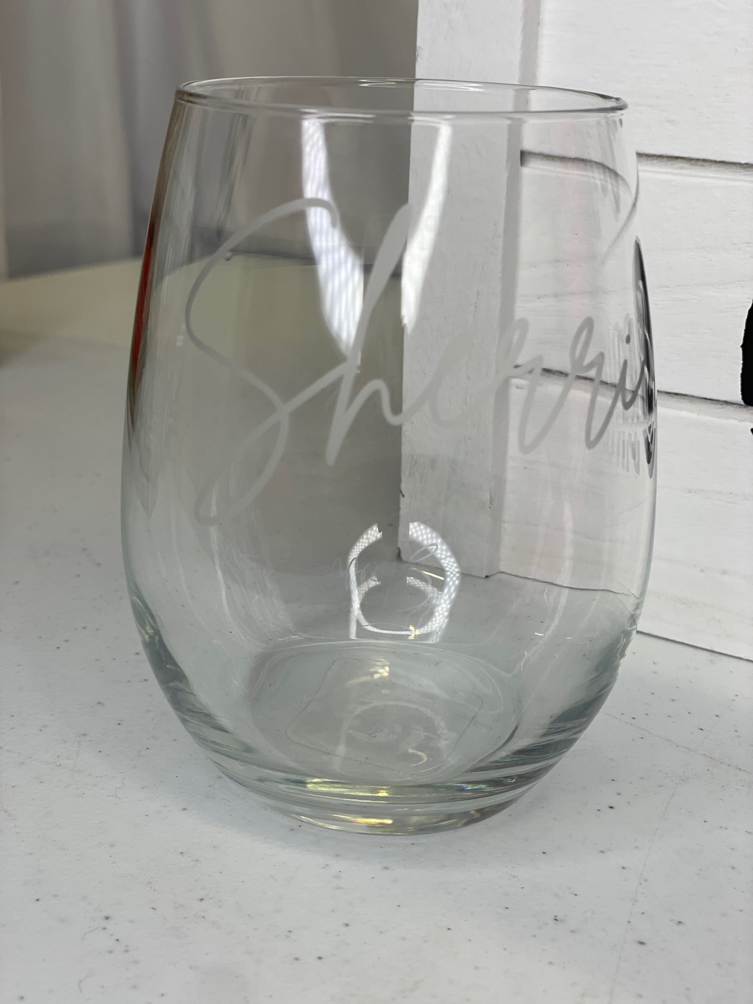 Personalized Crystal cocktail glasses - Great House Warming Gift