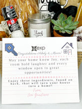 Load image into Gallery viewer, Traditional Housewarming Gift w/2 Personalized Glasses
