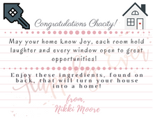 Load image into Gallery viewer, Traditional Housewarming Gift with Personalized Glasses
